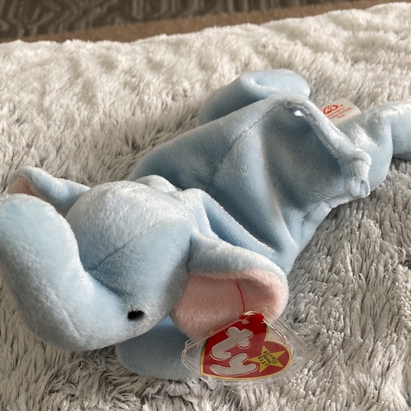 Vintage Beanie Baby Peanut the Elephant NWT - Picture 3 of 11